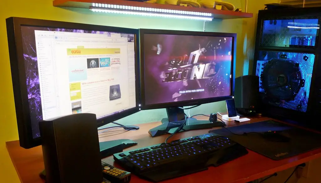 Gaming PC interior with a graphics card, the usual suspect in launch crashes