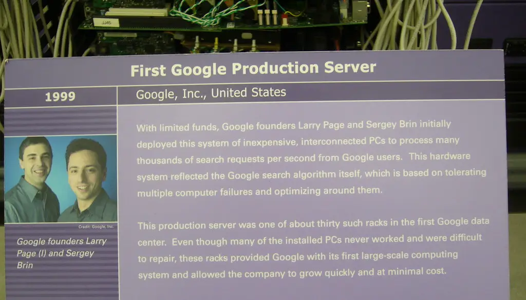 Rows of GPU servers in a data center, illustrating production-scale model serving