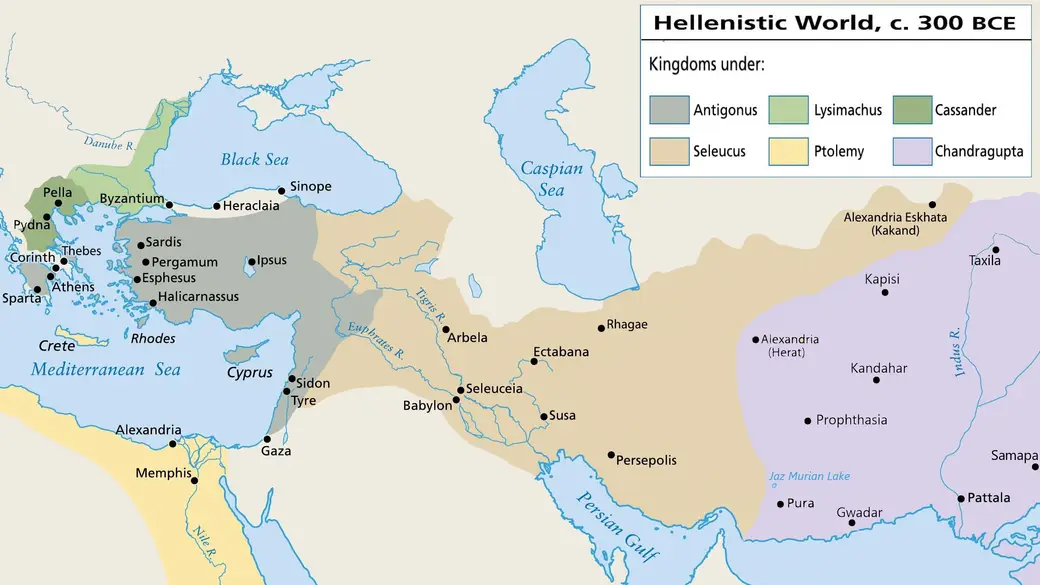 A world map illustrating different streaming content regions